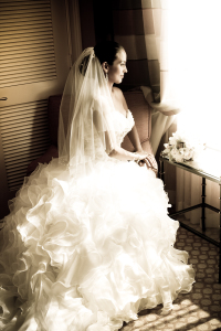 bride waiting