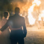 beautiful shot of bride and groom at villeroy and boch castle in luxembourg