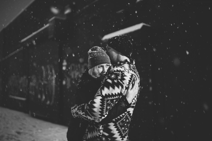Snow Engagement in Brooklyn