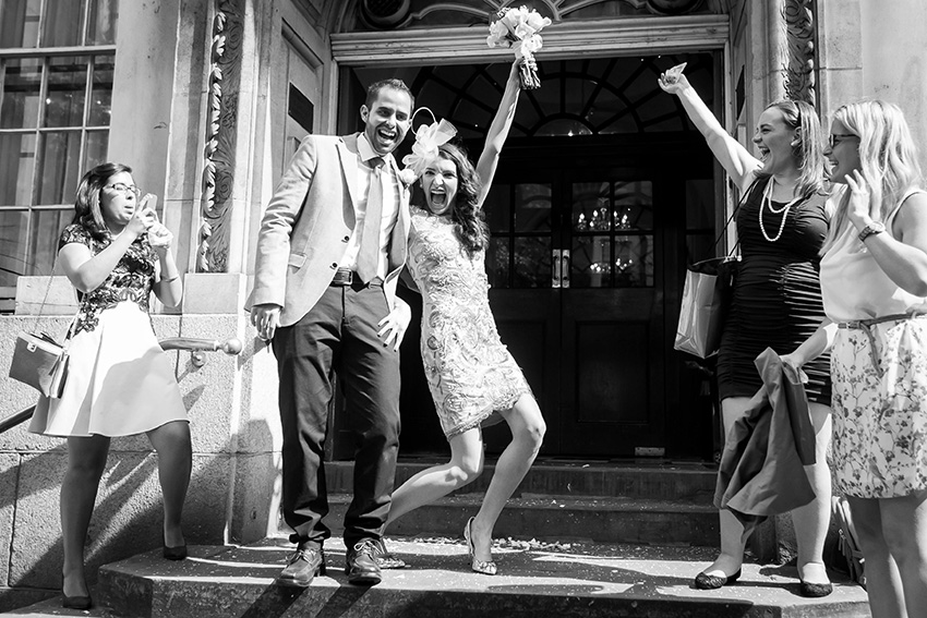 Chelsea Register Office wedding photographer Douglas Fry