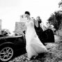 black and white wedding photos in Sicily
